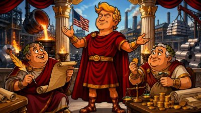 Trumpius Caesar und das Aluminium-Imperium – Wenn Schmelzöfen plötzlich kaiserliche Paläste werden