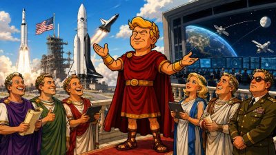 Trumpius Caesar baut die Autobahn ins Weltall