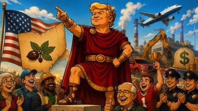 Trumpius Caesar in Ohious: Milliarden, Buckeyes und Brotspiele