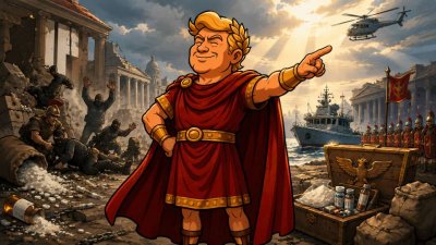 Trumpius Caesar und der Feldzug gegen das Pulver des Untergangs – Wie das Imperium die Giftkartelle erzittern ließ