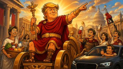 Trumpius Caesar und das große Preis-Imperium – Als selbst der Einkaufswagen salutierte