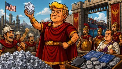 Trumpius Caesar und das Heilige Silizium-Imperium – Der große Kristallwall gegen Billigimporte