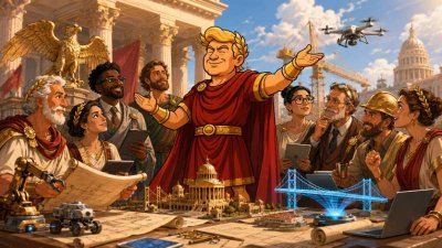 Trumpius Caesar eröffnet die größte Genehmigungs-Gala seit Erfindung der Schriftrolle