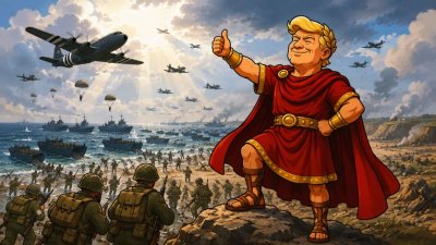 Trumpius Caesar und die Legionen von D-Day