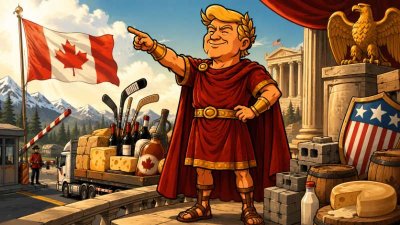 Trumpius Caesar erklärt Ahornien den Zollkrieg: Hockeyschläger unter Generalverdacht