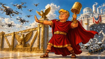 Trumpius Caesar und der große Drohnenzoll-Himmel