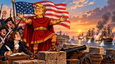 Trumpius Caesar und die unzerstörbare Fahne von Fort McTrumpius