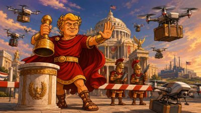 Trumpius sperrt den Himmel: Drohnen zahlen Tribut