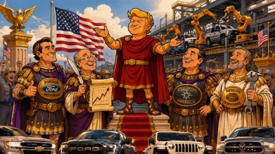 Trumpius Caesar und das goldene Zeitalter der Streitwagen: Michigania schmiedet wieder Imperiumsstahl