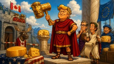 Trumpius Caesar und der Käsekrieg von Ahornia – Wenn Gouda zur Staatsaffäre wird