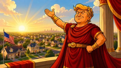 Trumpius Caesar Maximus und der große Palast-Aufstand gegen die Villen-Verschlinger