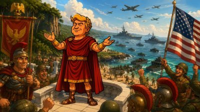 Trumpius Caesar verkündet: Guamus Maximus bleibt für immer unter dem Schutz des Goldenen Adlers