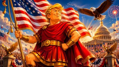 Trumpius Caesar Maximus und die heilige Fahne des Imperiums – Eine Woche voller Sterne, Streifen und majestätischer Selbstbewunderung