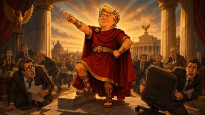 Trumpius Caesar und der Feldzug gegen die Ewigen Amtsstühle