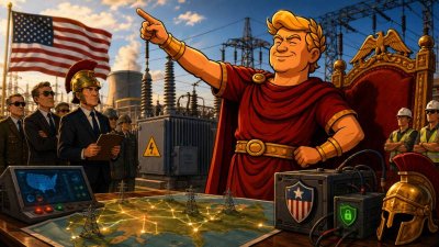 Trumpius Caesar erklärt den Strom zum Reichsschatz