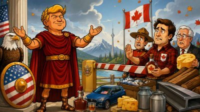 Trumpius Caesar beendet Kanadas königliche Freifahrt