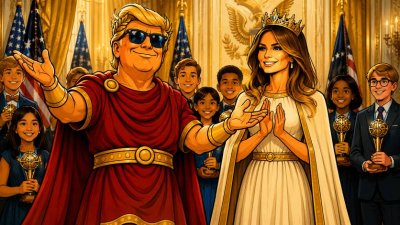 Melania Magnifica und die jungen KI-Magier des Imperiums