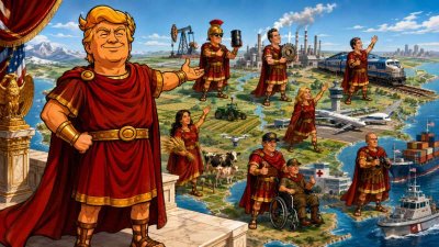 Imperator auf Fernwirkung: Trumpius schickt seine Ministerlegion durchs Reich