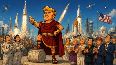 Trumpius Caesar eröffnet das Goldene Raketenzeitalter