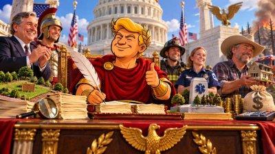 Trumpius Caesar und die vier Pergamente des Gesetzes