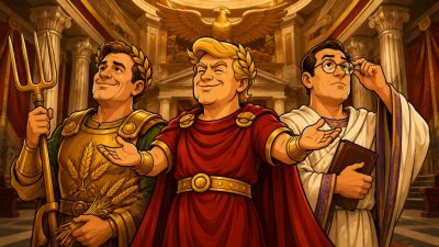 Trumpius Caesar verteilt goldene Ämter: Der Senat erlebt die größte Beförderungsparade seit den Gladiatorenspielen