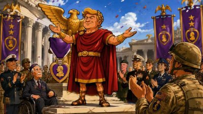 Trumpius Caesar und der Purpurorden der Unbesiegbaren – Ein kaiserlicher Ehrentag für die Legion der Tapferen